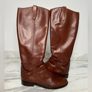 Tory Burch Riding Boots in Saddle Brown, Size‎ 10